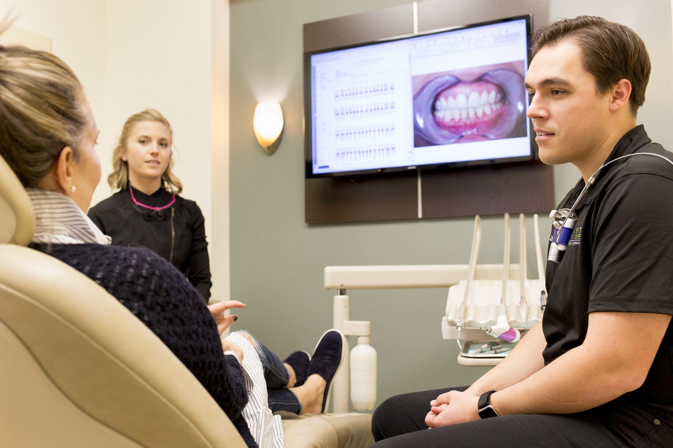 happy dental appointment