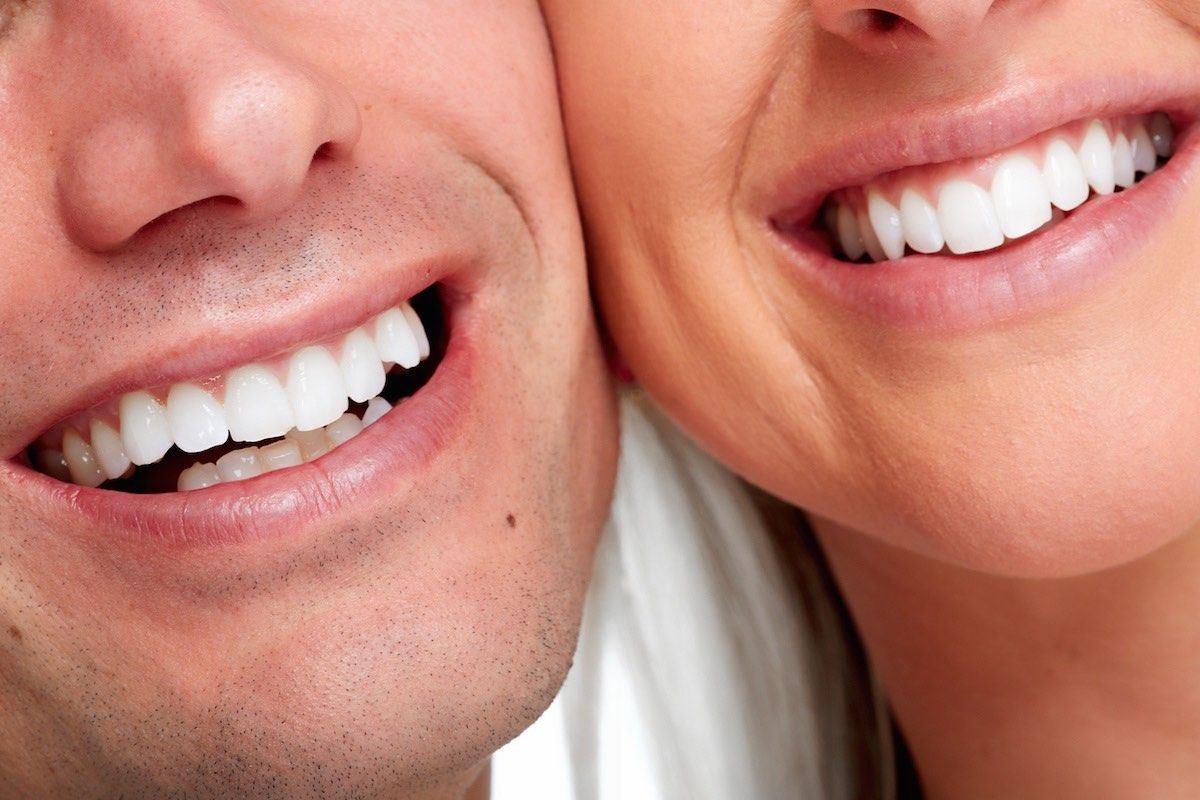 healthy white teeth