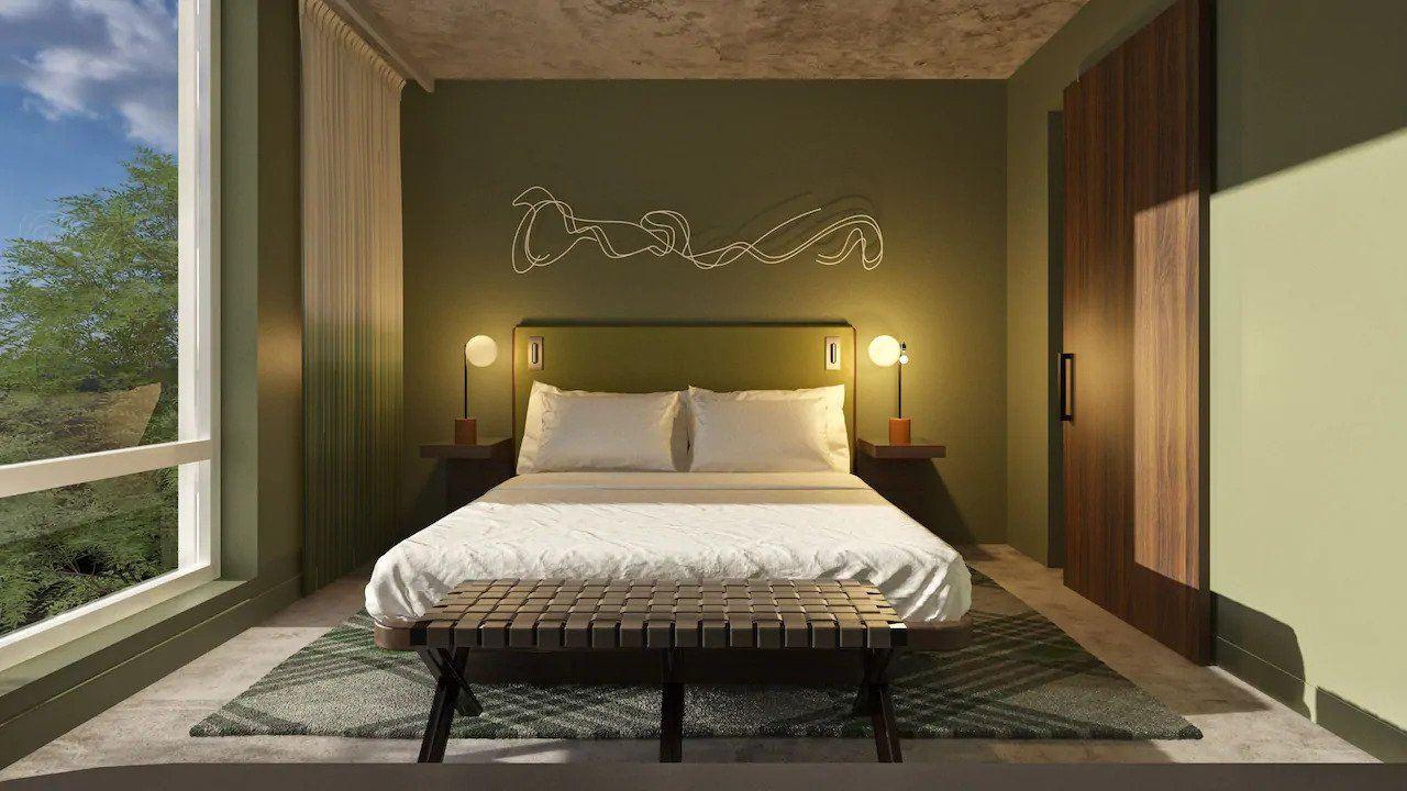 This guestroom at Hyatt Centric Downtown tells the story of quality and patients of Blodgett Dental Care receive 25% off hotel room rates