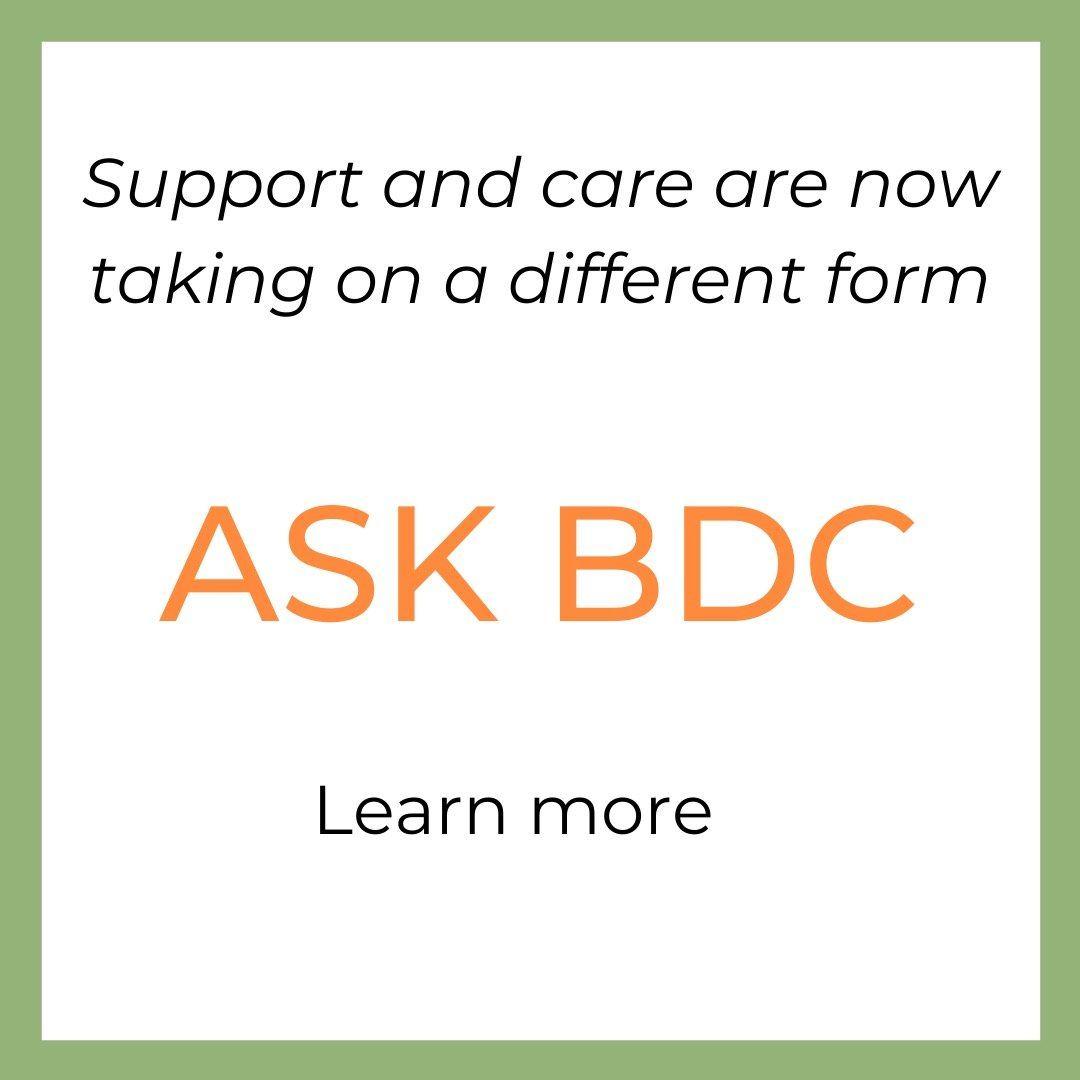 Visitor Next Steps (shared site elements) Virtual Dentist ASK BDC